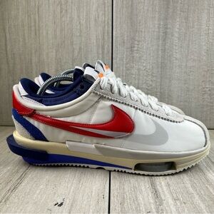 NEW Nike X Sacai Cortez SP OG Zoom Forest Gump Sneaker dq0581-100 Men Size 8